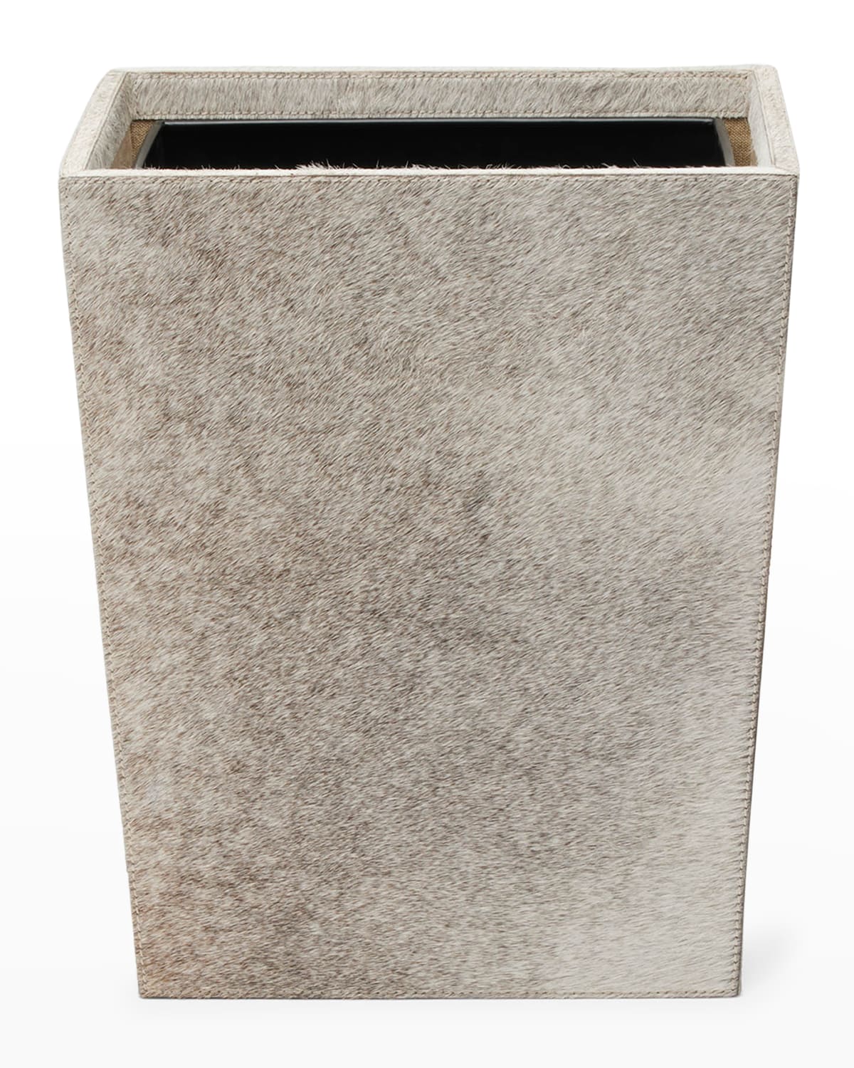 Pigeon & Poodle Harper Wastebasket - Dark Teak