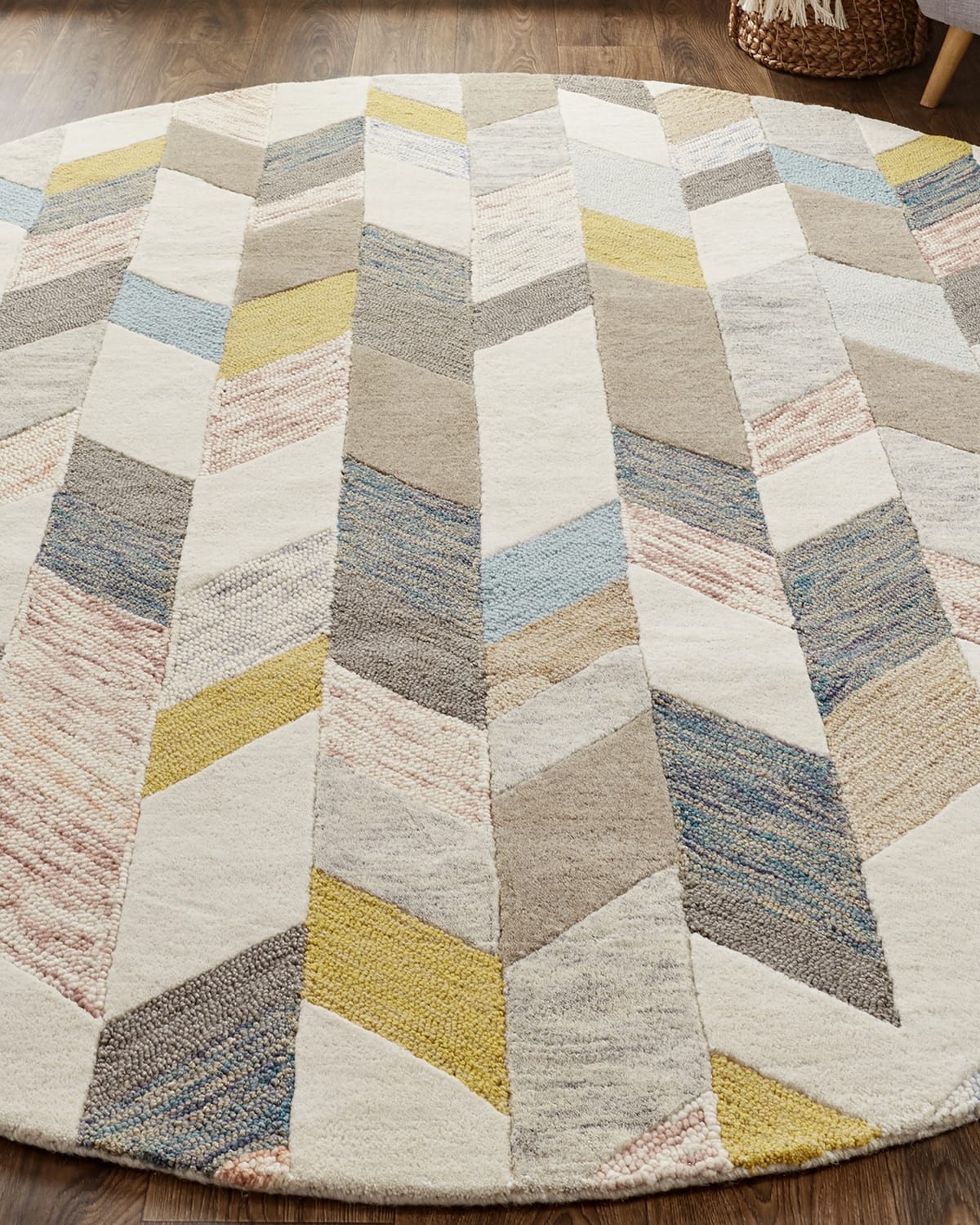 Wool Chevron Rug