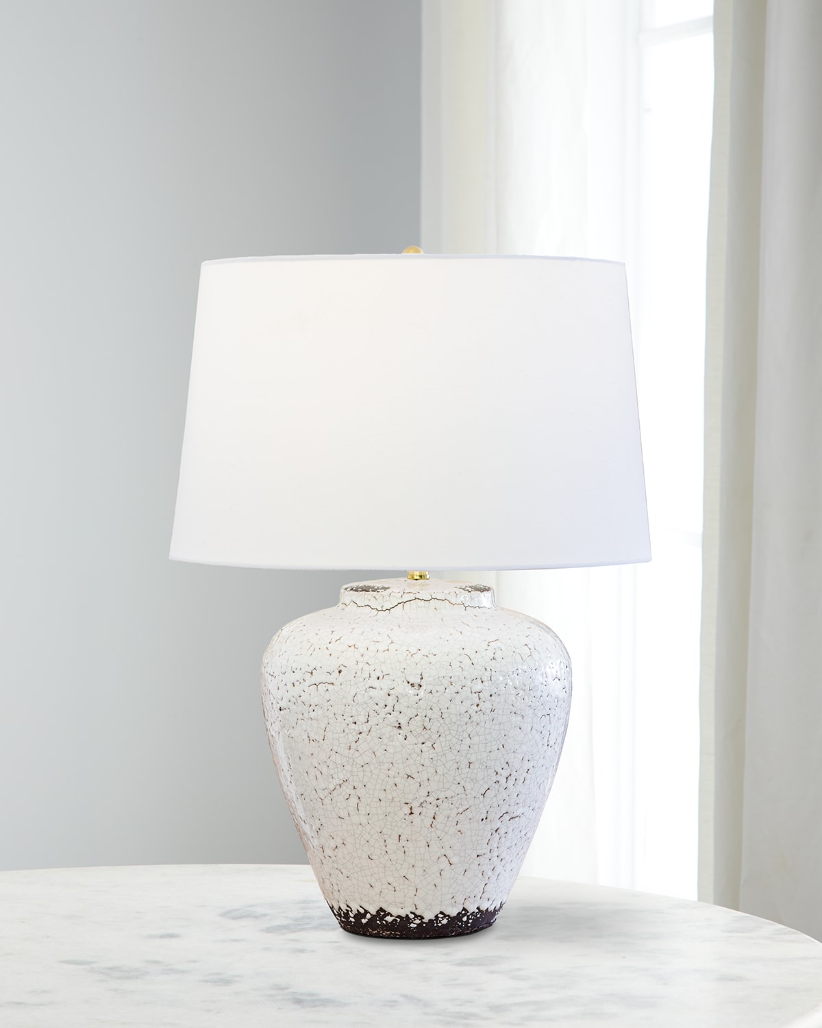 Leafy Artichoke Ceramic Table Lamp