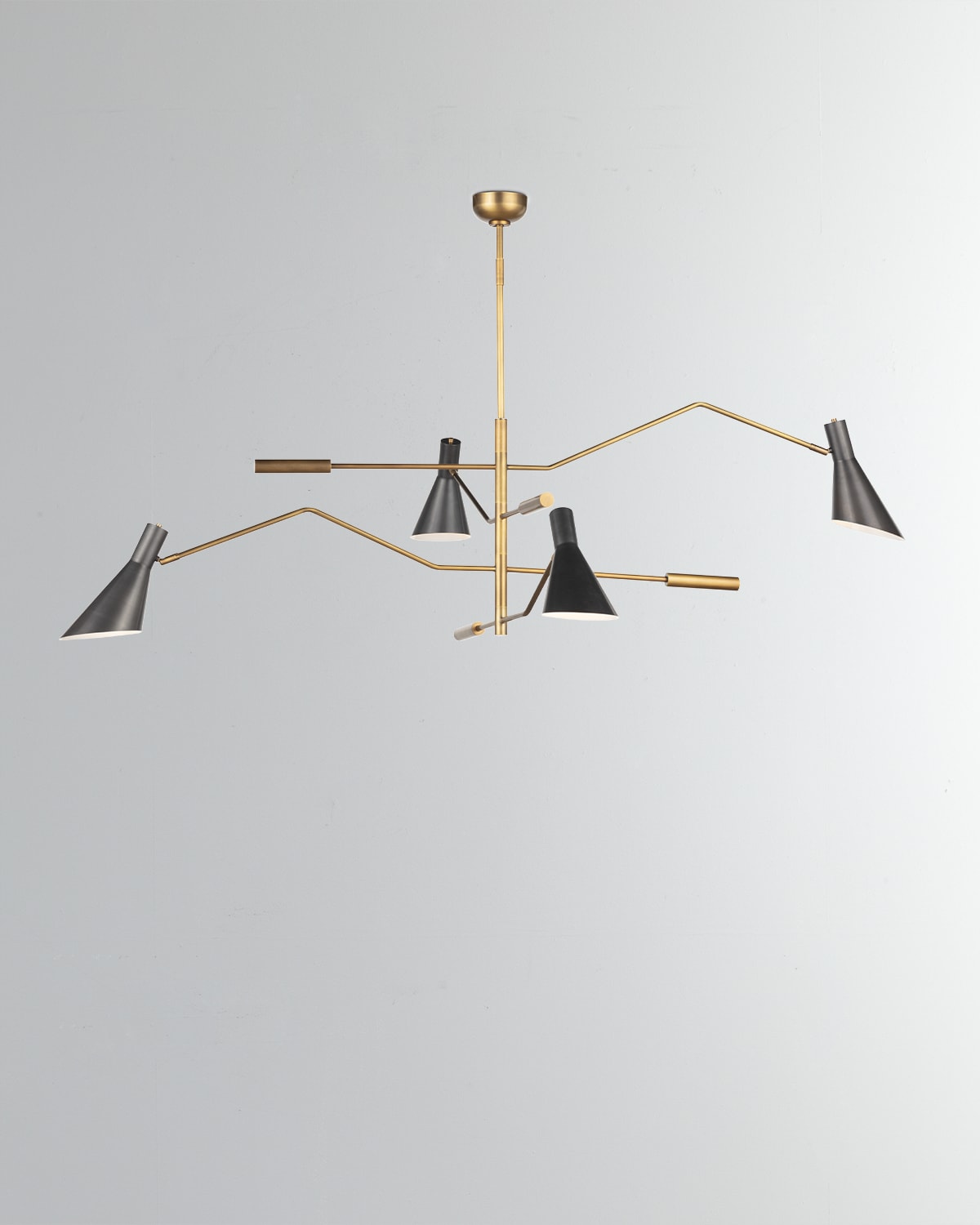 Regina Andrew Shine 34" 17Light Chandelier, Smoke Glass Horchow