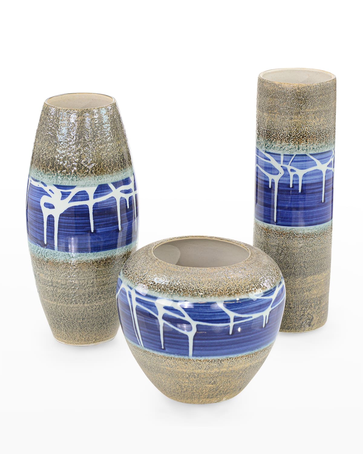 Handmade Vase for Flower Plant Porcelain Pottery Stoneware Home  Decor 8.8 G-Champa L