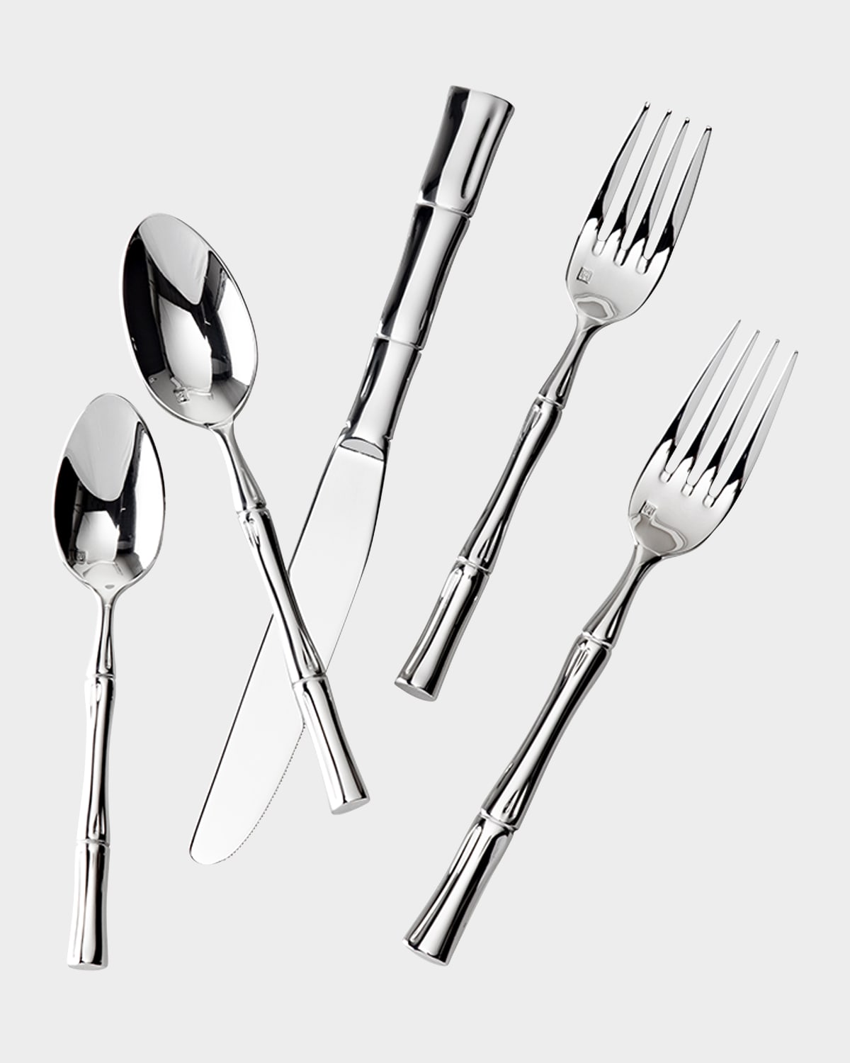 Fortessa Grand City Sandblasted 1810 Stainless Steel 5 Piece Flatware