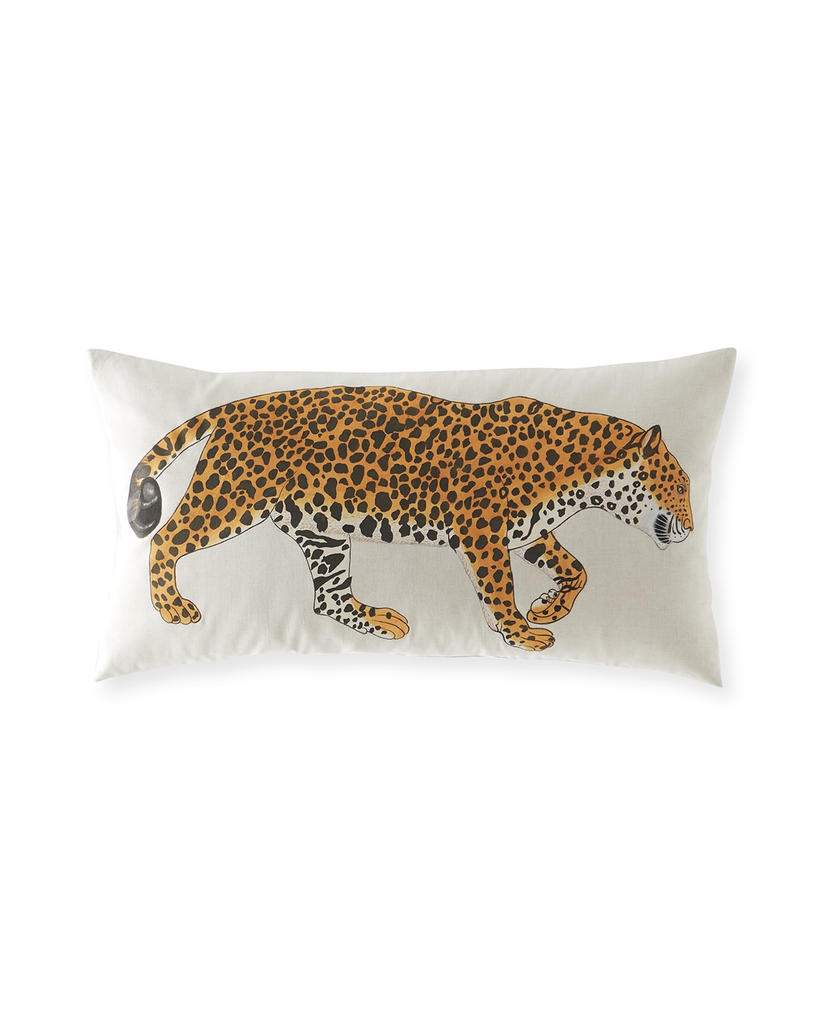 leopard bolster pillow