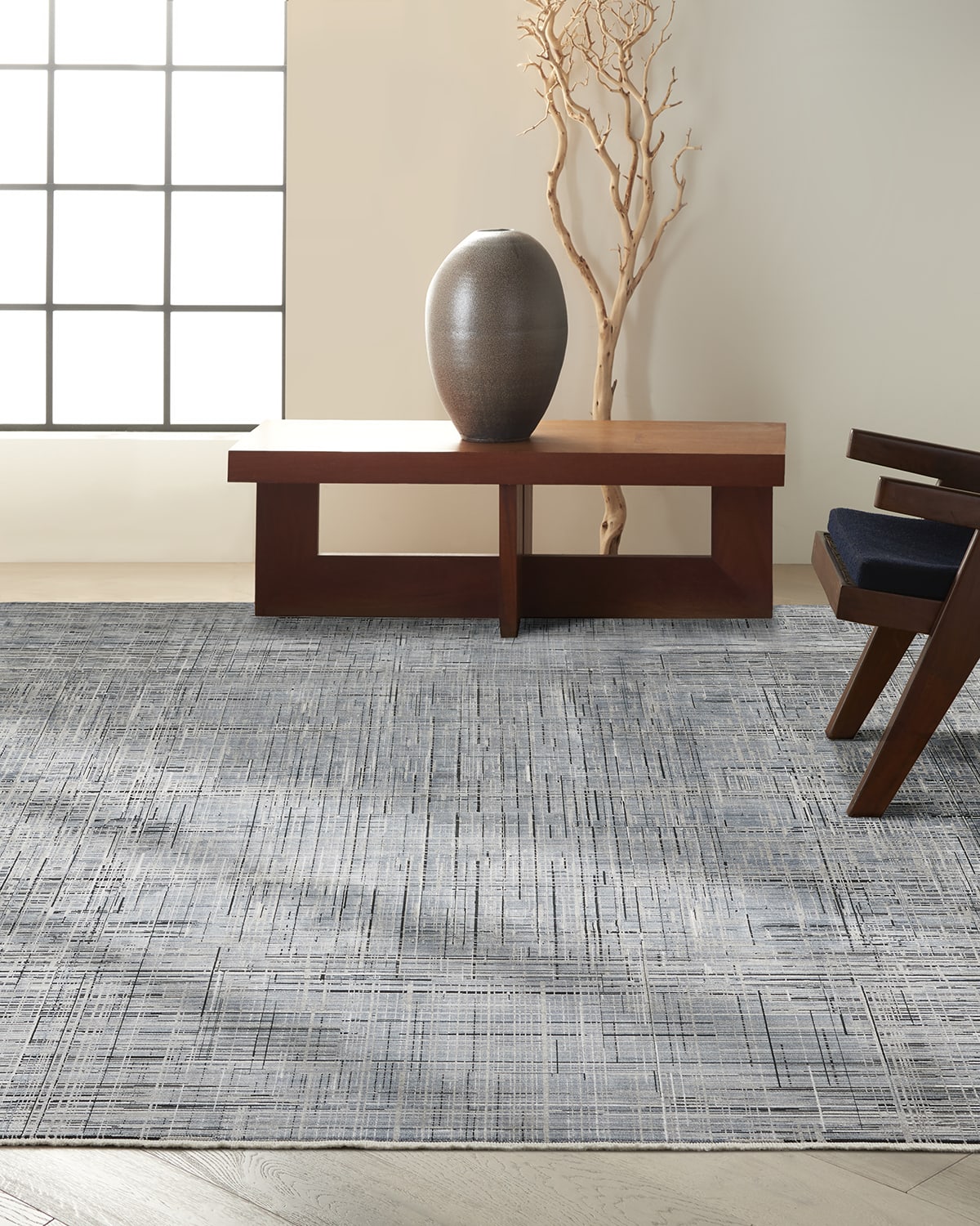 Blue Woven Rug