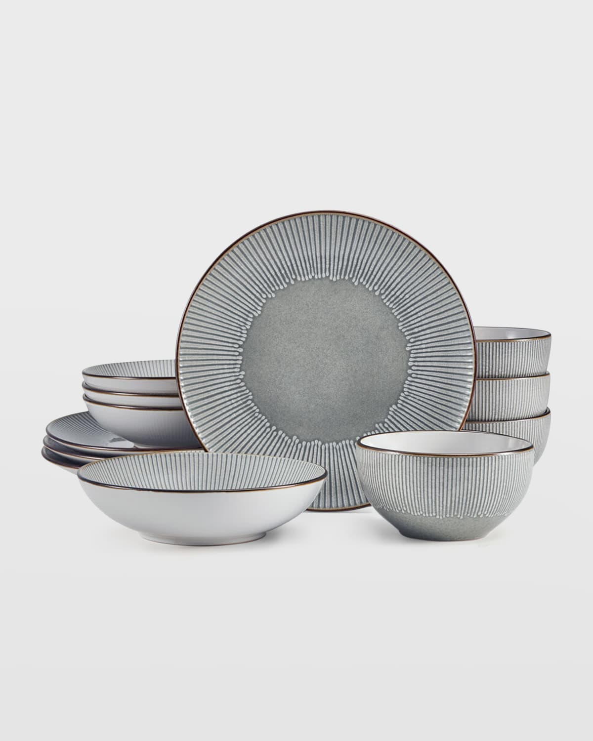 Mikasa 12Piece Cole Dinnerware Set Horchow