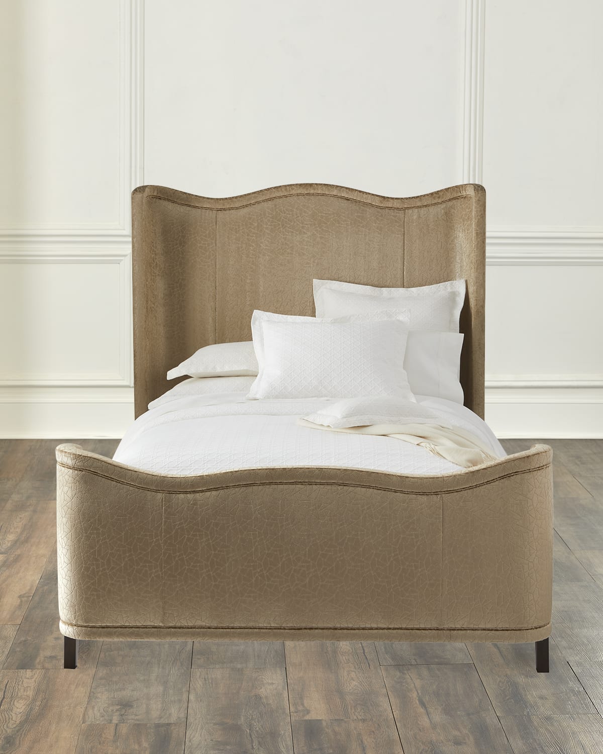 himemama　0724 Vera Dream Cream Diamond Tufted Beige Fabric 68