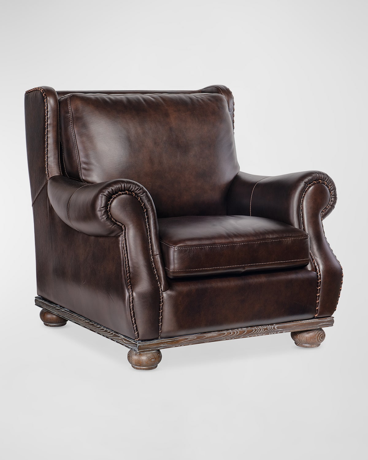 Top Grain Leather Chair | horchow.com