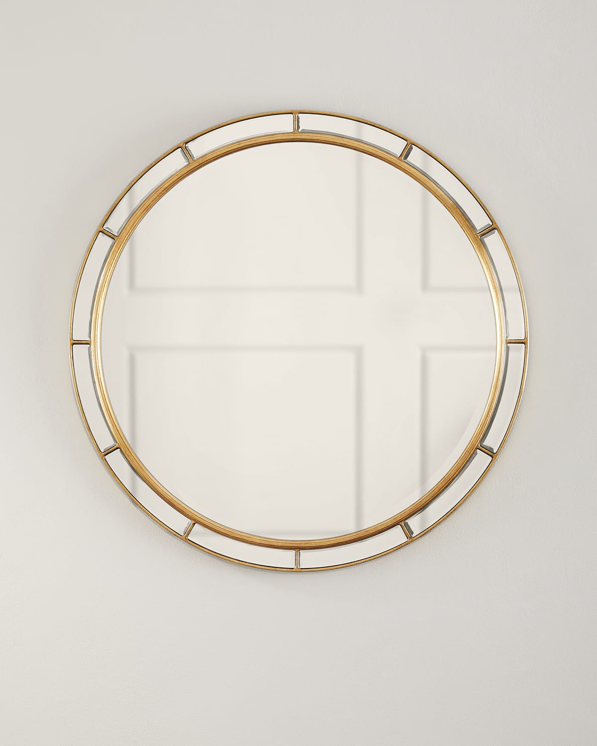 Triton Round Mirror Designed by J. Kent Martin