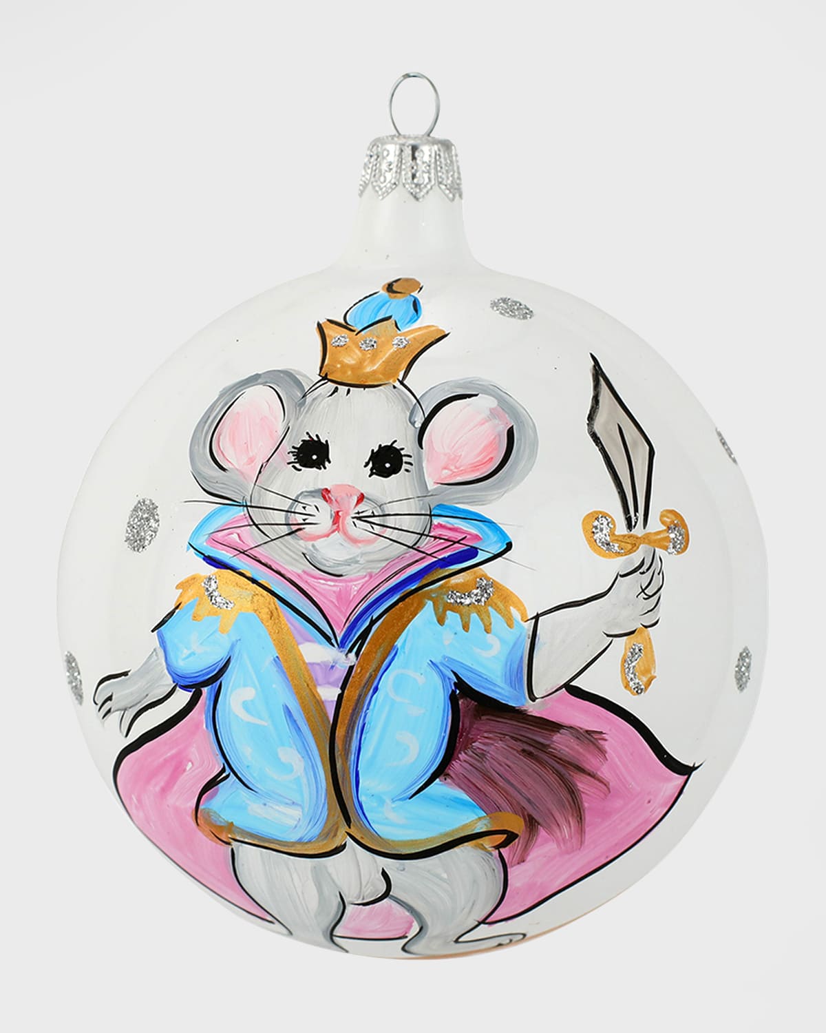 Vietri Nutcracker Mouse King Ornament Horchow