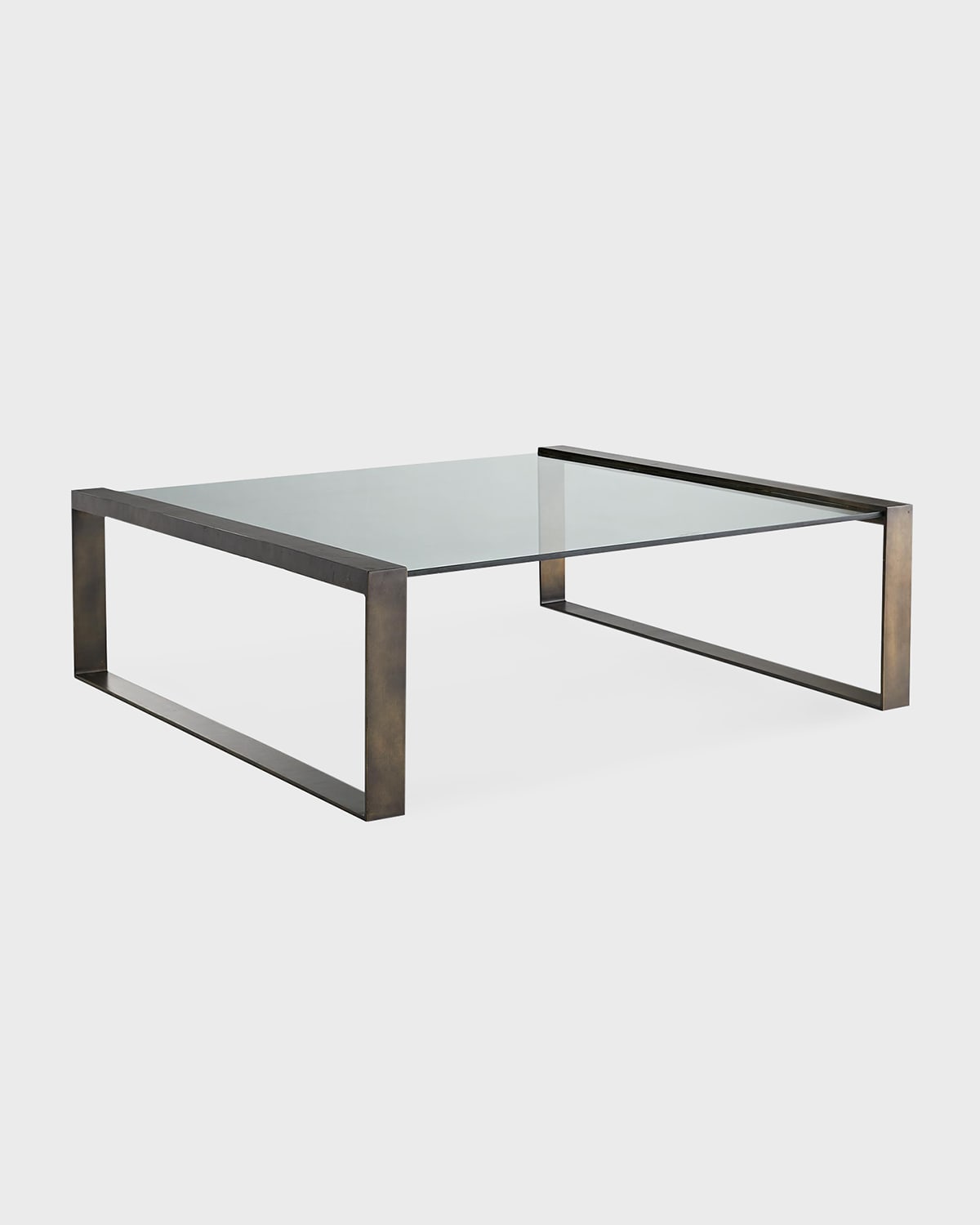 Glass Iron Coffee Table