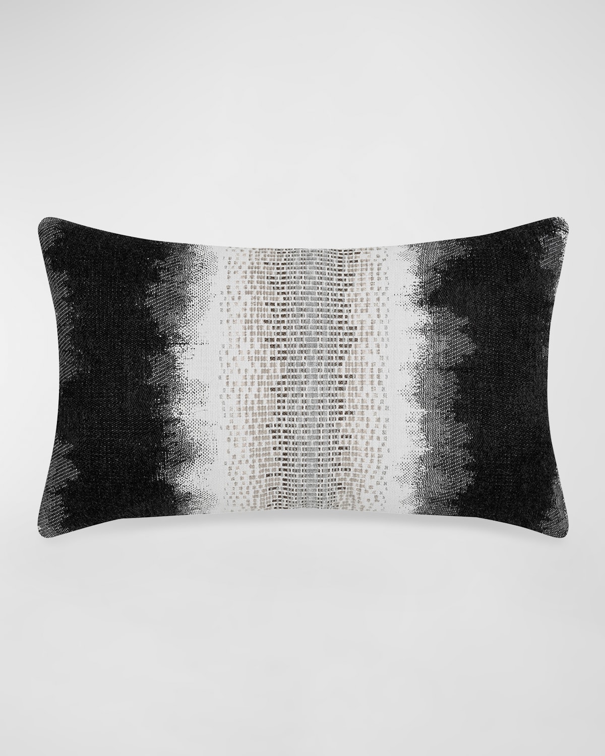 Tonal Woven Geometric Indoor Outdoor Throw Pillow