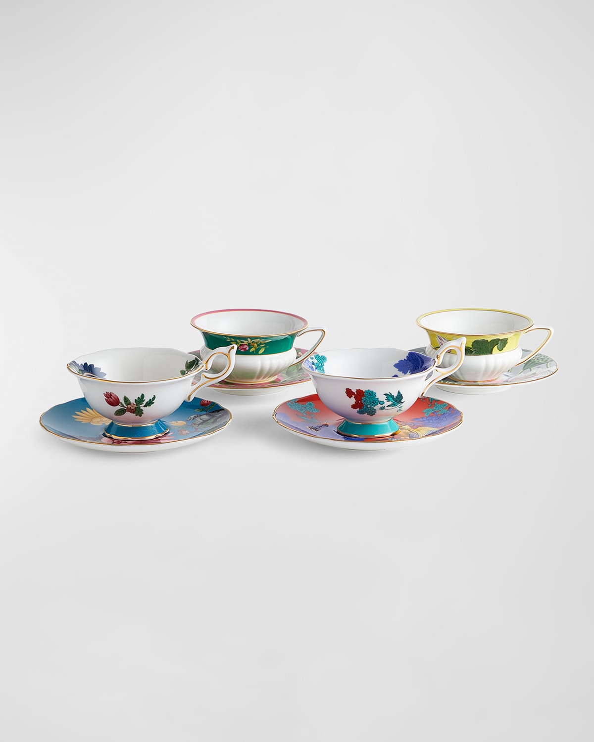 Wedgwood Wonderlust Waterlily Bread & Butter Plate – 17cm Fine Bone China With 22K Gold Rim, Amazon-Inspired Design