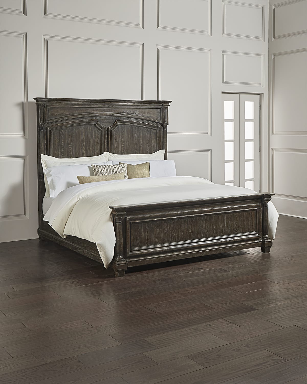 Wood California King Bed | horchow.com