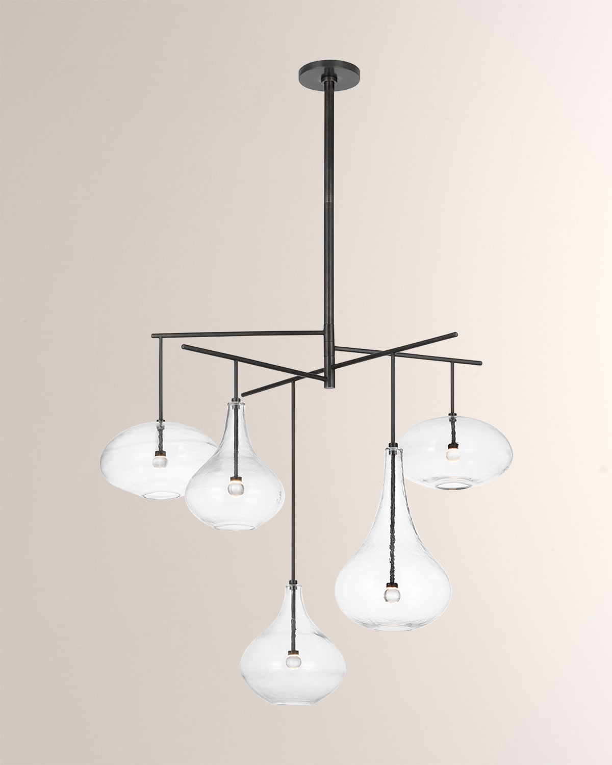 Visual Comfort Signature Lomme XL Chandelier in Soft Brass by