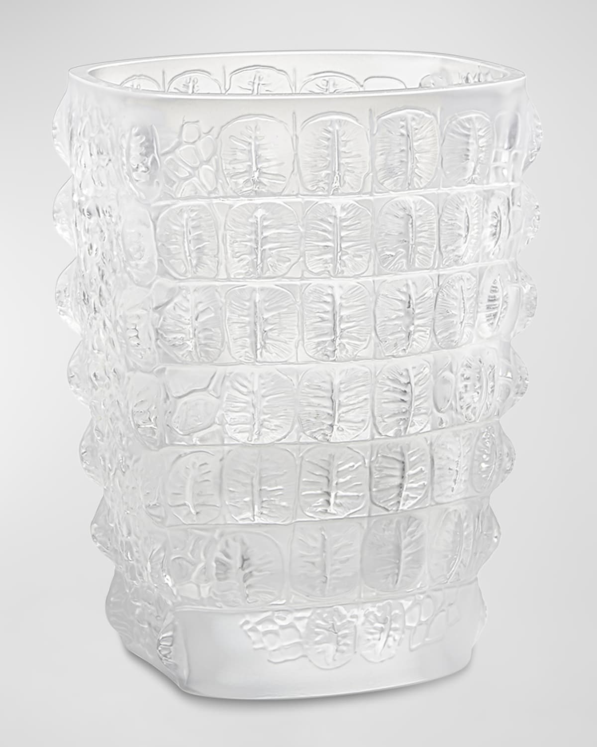 Lalique Zebra Crystal Vase | Horchow