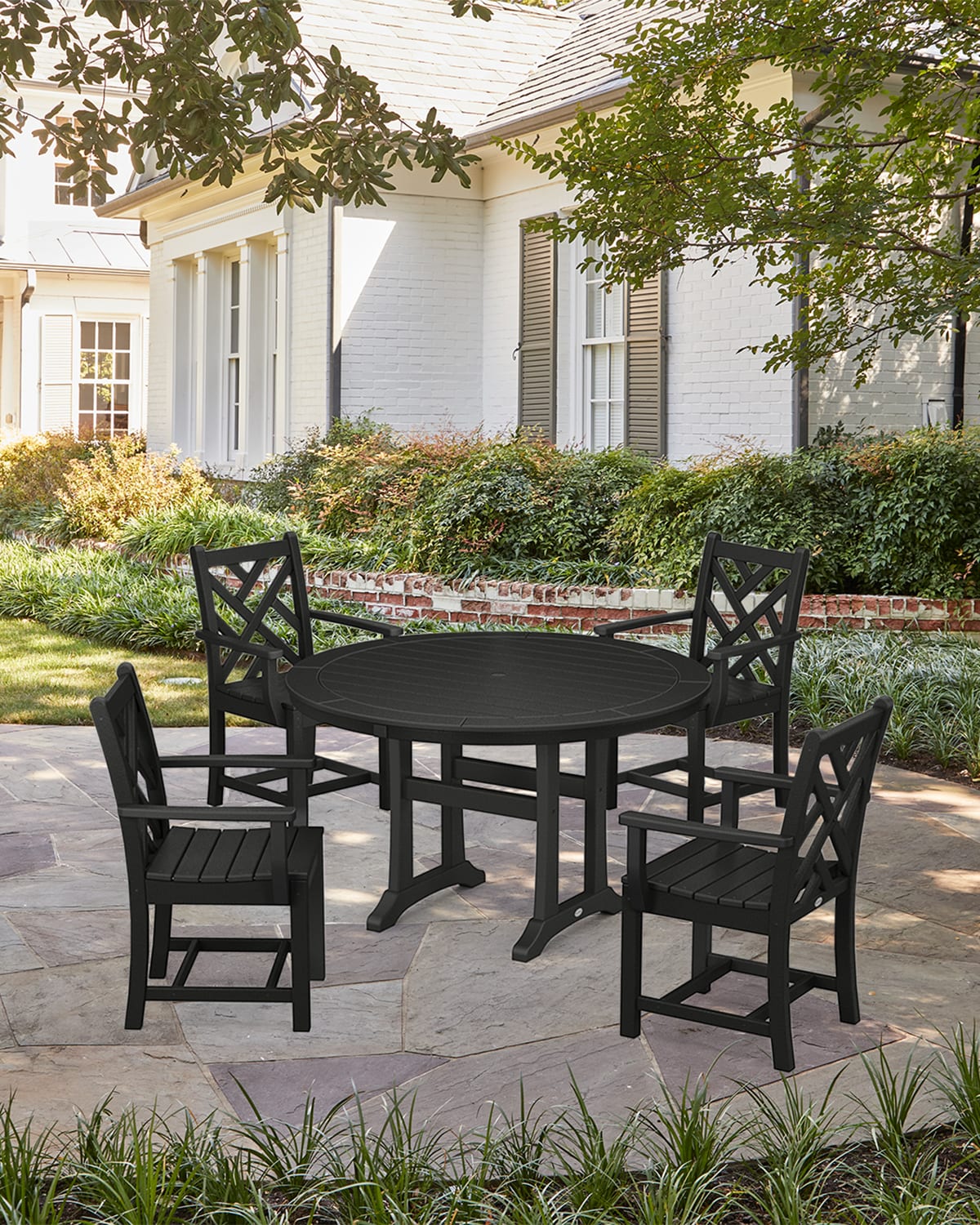 POLYWOOD Chippendale 7-Piece Farmhouse Dining Set | Horchow