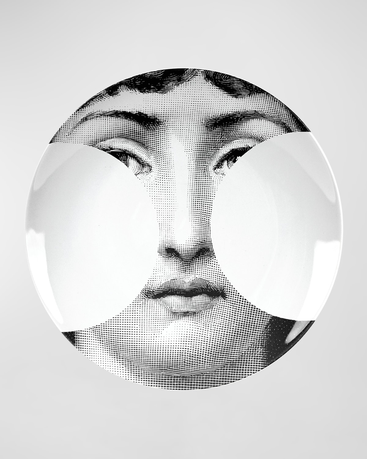 その他 fornasetti Fornasetti Tema e Variazioni n.247 Wall Plate (26cm) | Black
