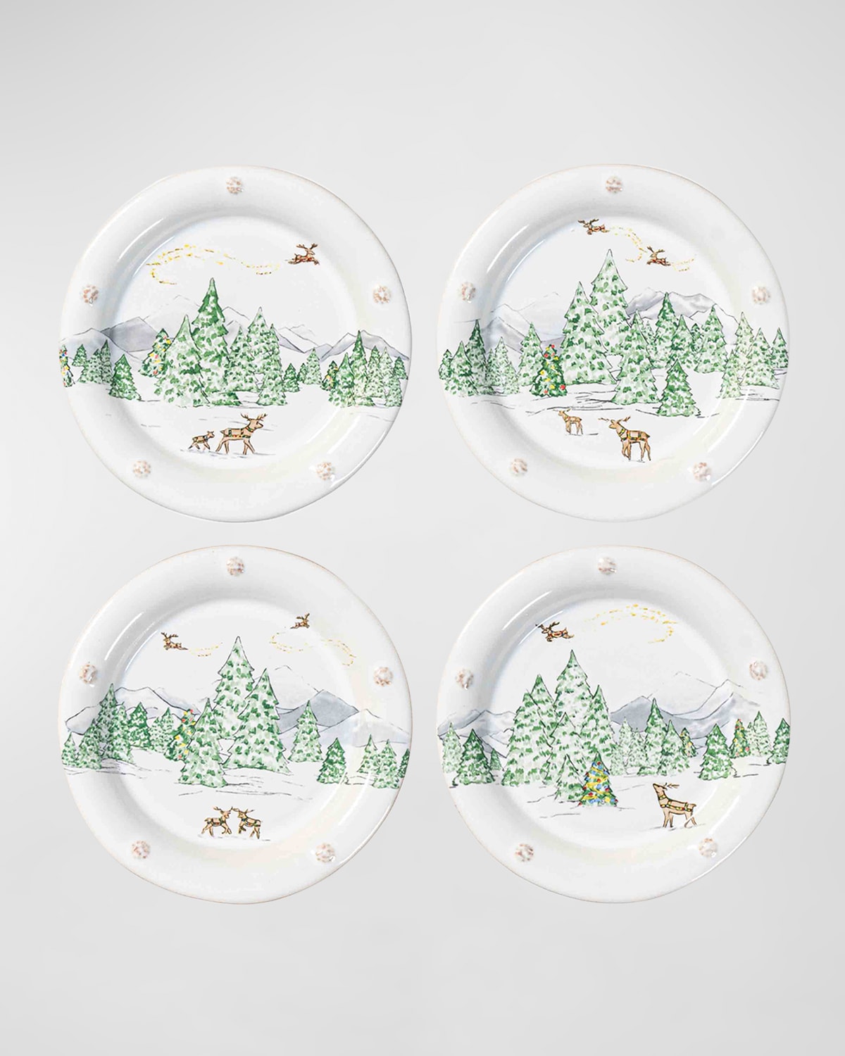 Juliska Forest Walk Leaf Plates, 4-Piece Set | Horchow