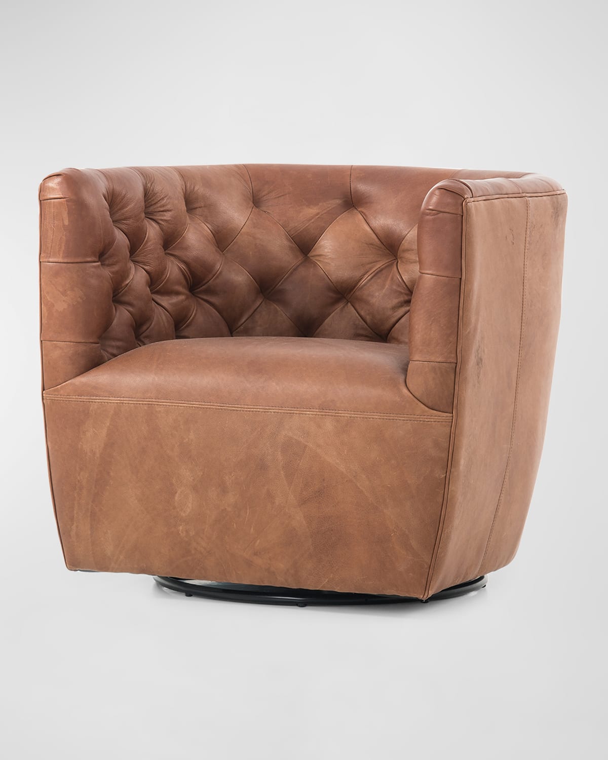 Top Grain Leather Chair | horchow.com