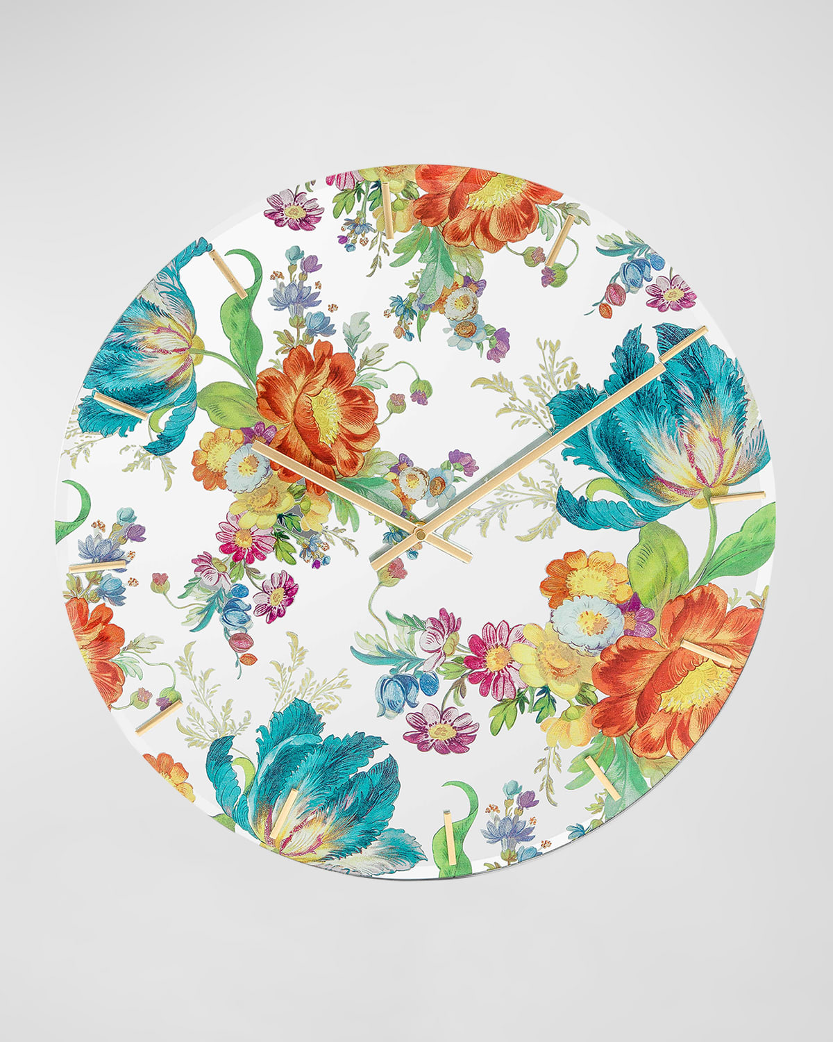 MACKENZIE-CHILDS Desk Clock, Decorative Clock For Kitchen And Living Room, Flower Market Reflections : Buy Online At Best Price In KSA - Souq Is Now