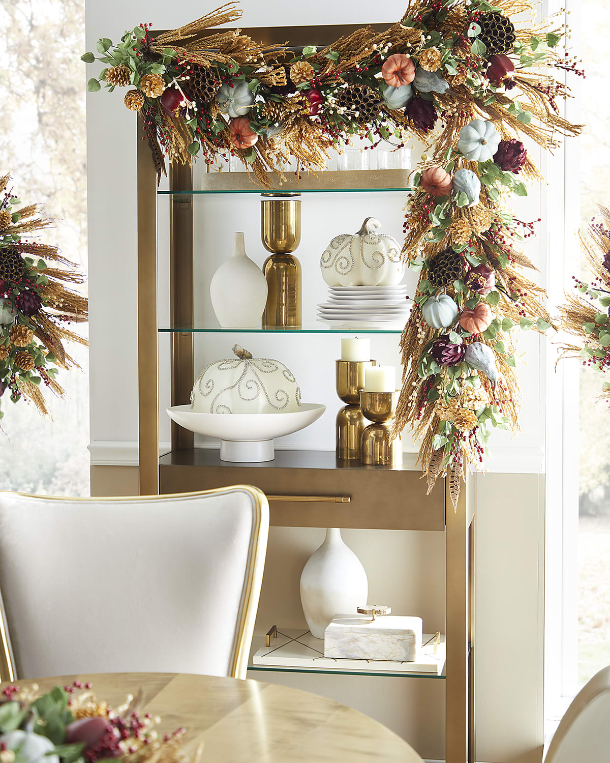 Neiman Marcus 6' Bright Holiday Prelit Garland Horchow