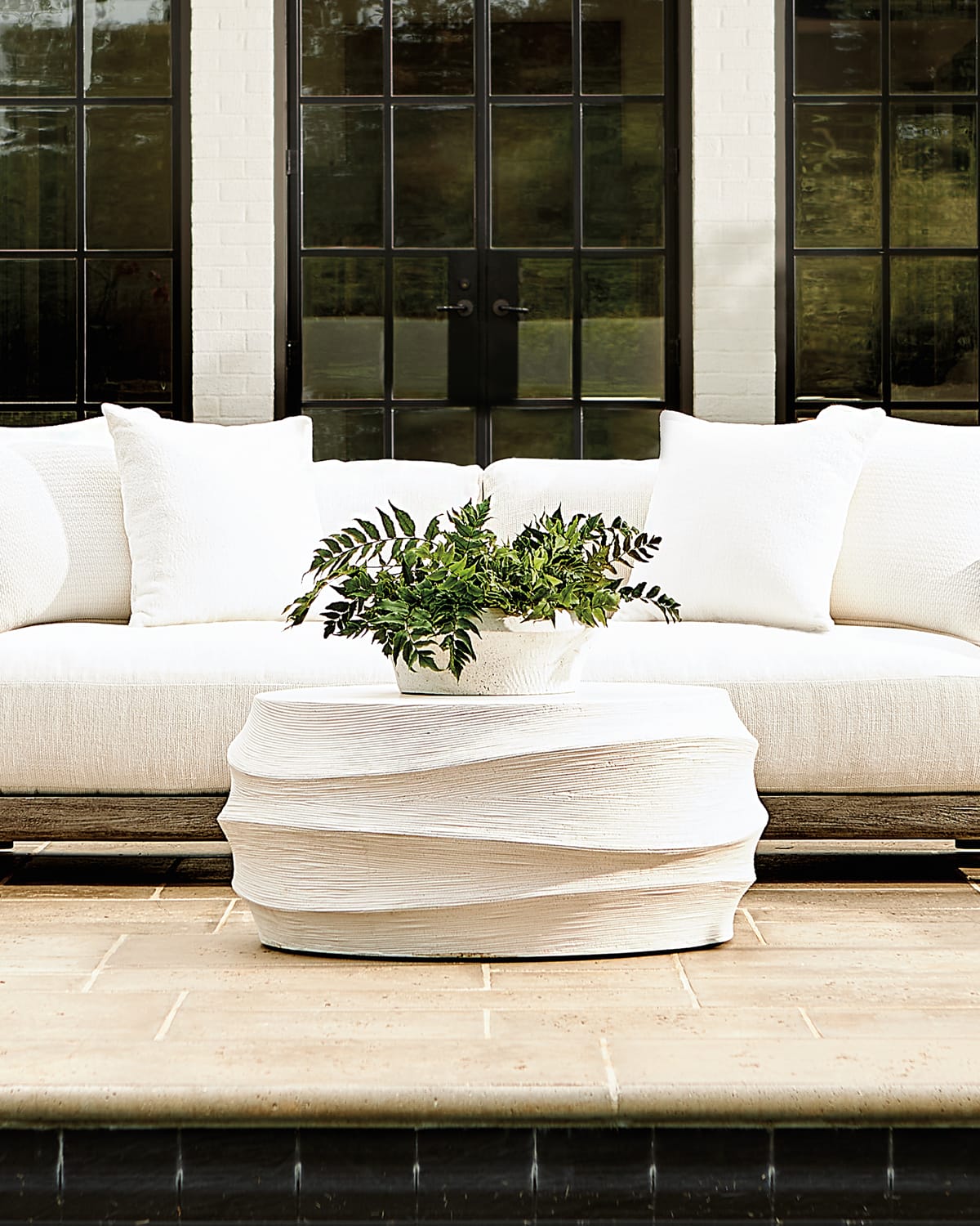 Limestone Umbrella Base Horchow