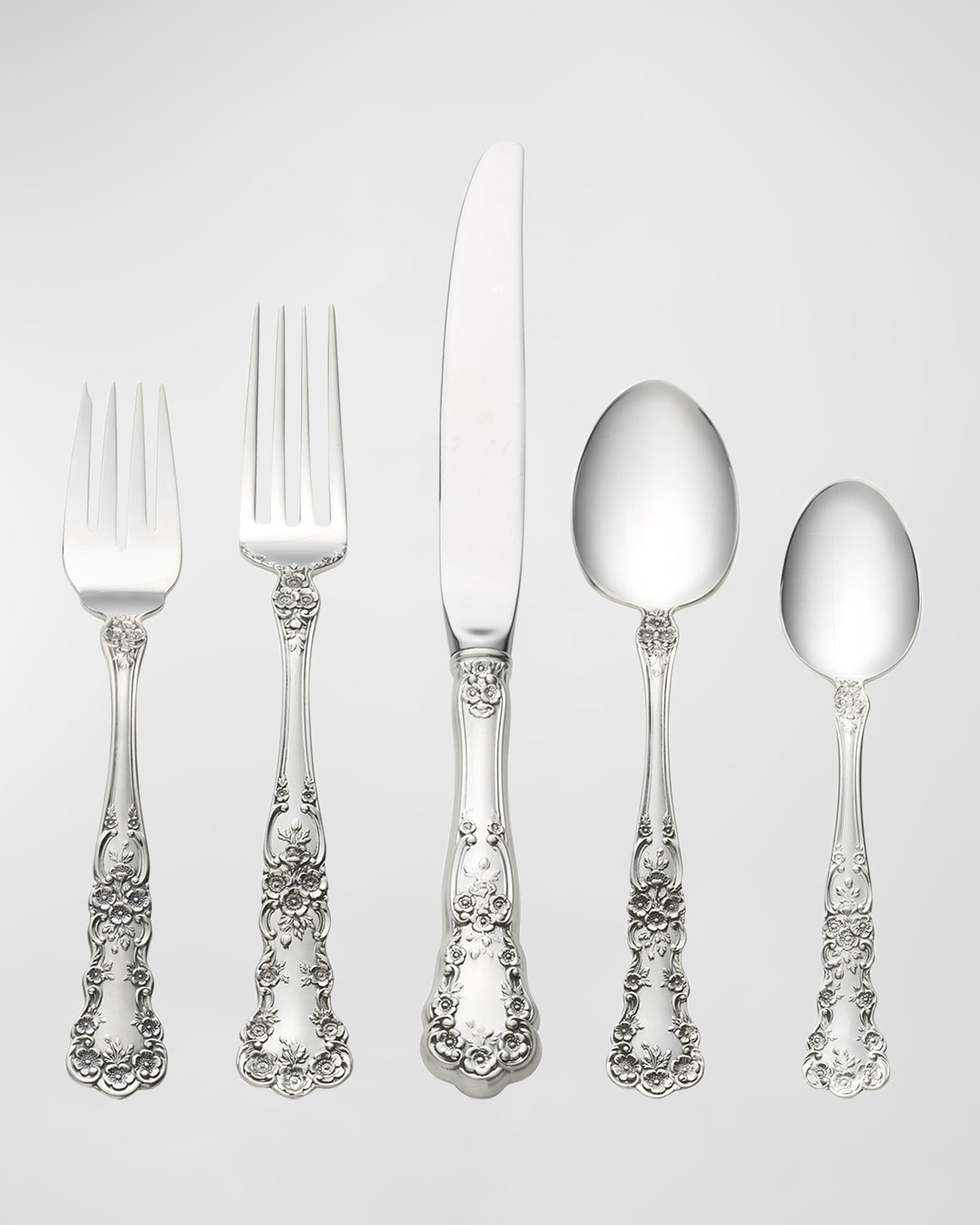 Gorham chantilly sterling silver 5 piece place setting deals
