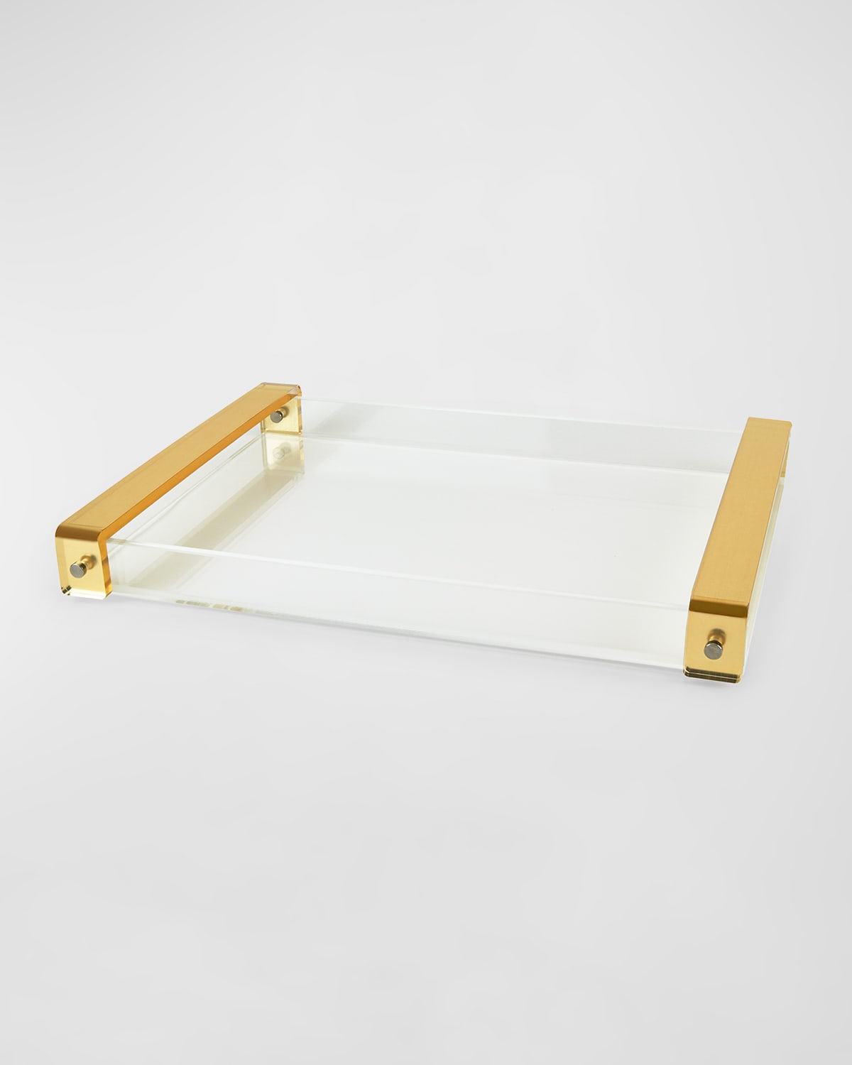 Tizo Clear Lucite Tray with Handles Horchow