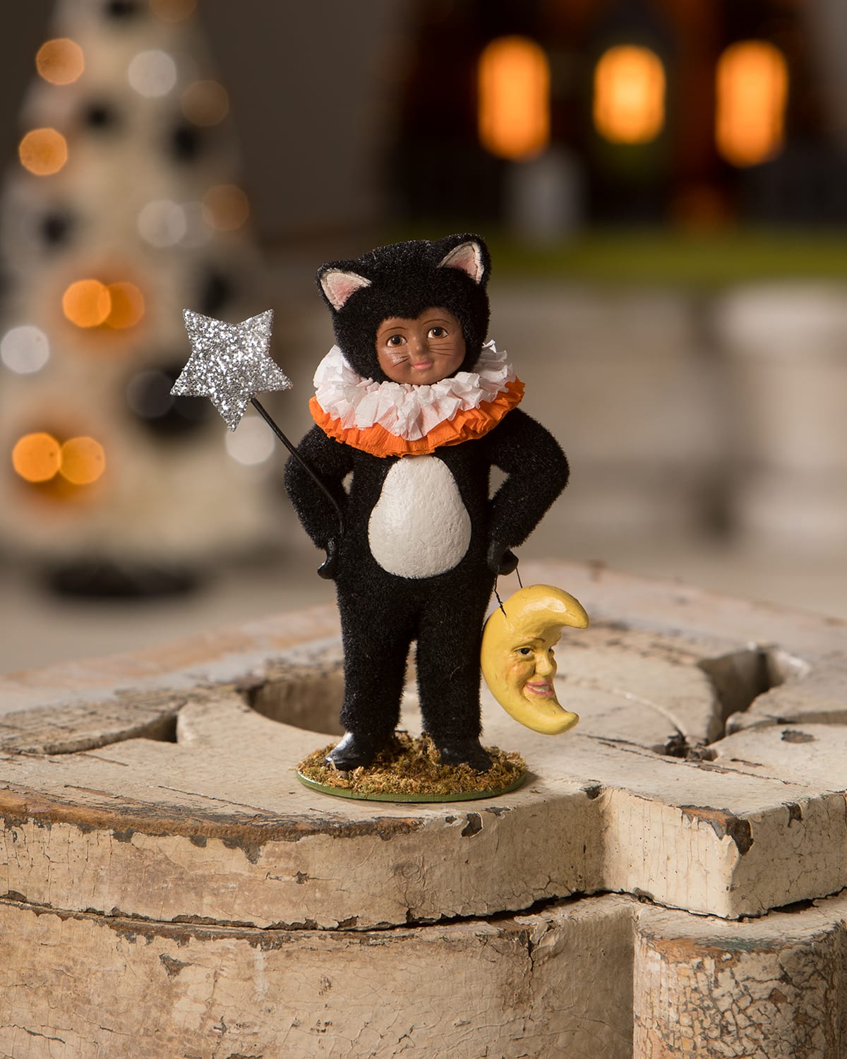 Bethany Lowe - Halloween - Sassy Cat Candy Container - TJ8284
