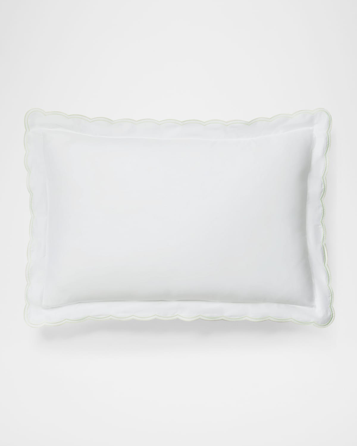 Scalloped best sale pillow shams