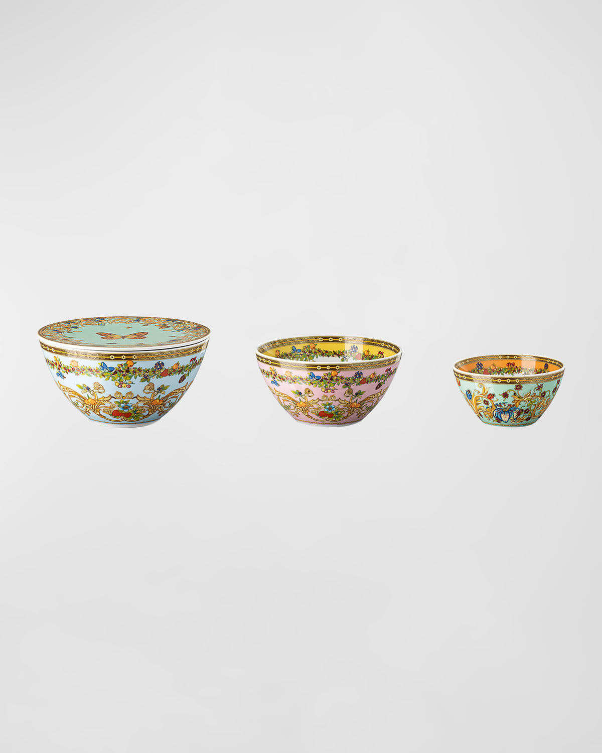 Versace Medusa Modern 4Piece Bowl Set Horchow