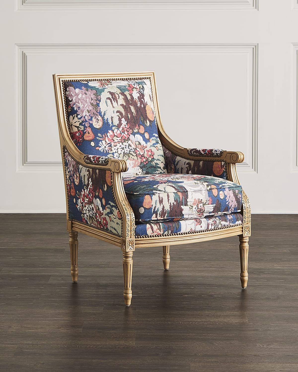 Massoud Elisabeth Hair Hide Accent Chair Horchow