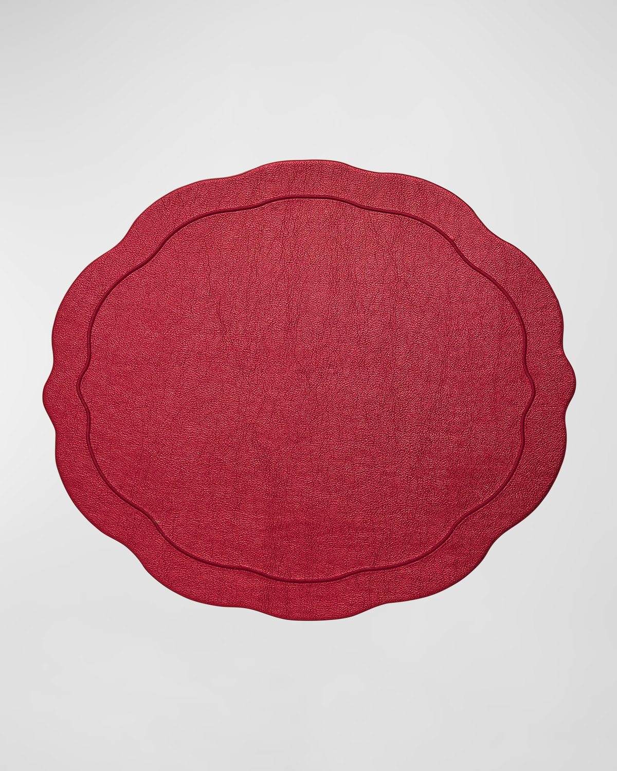 Vietri Baroque Glass Red Salad Plate