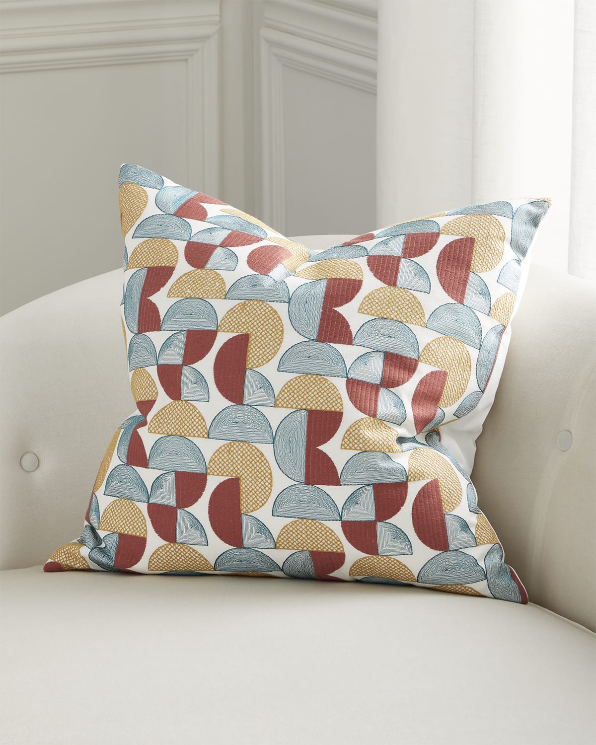 Embroidered Trim Bedding