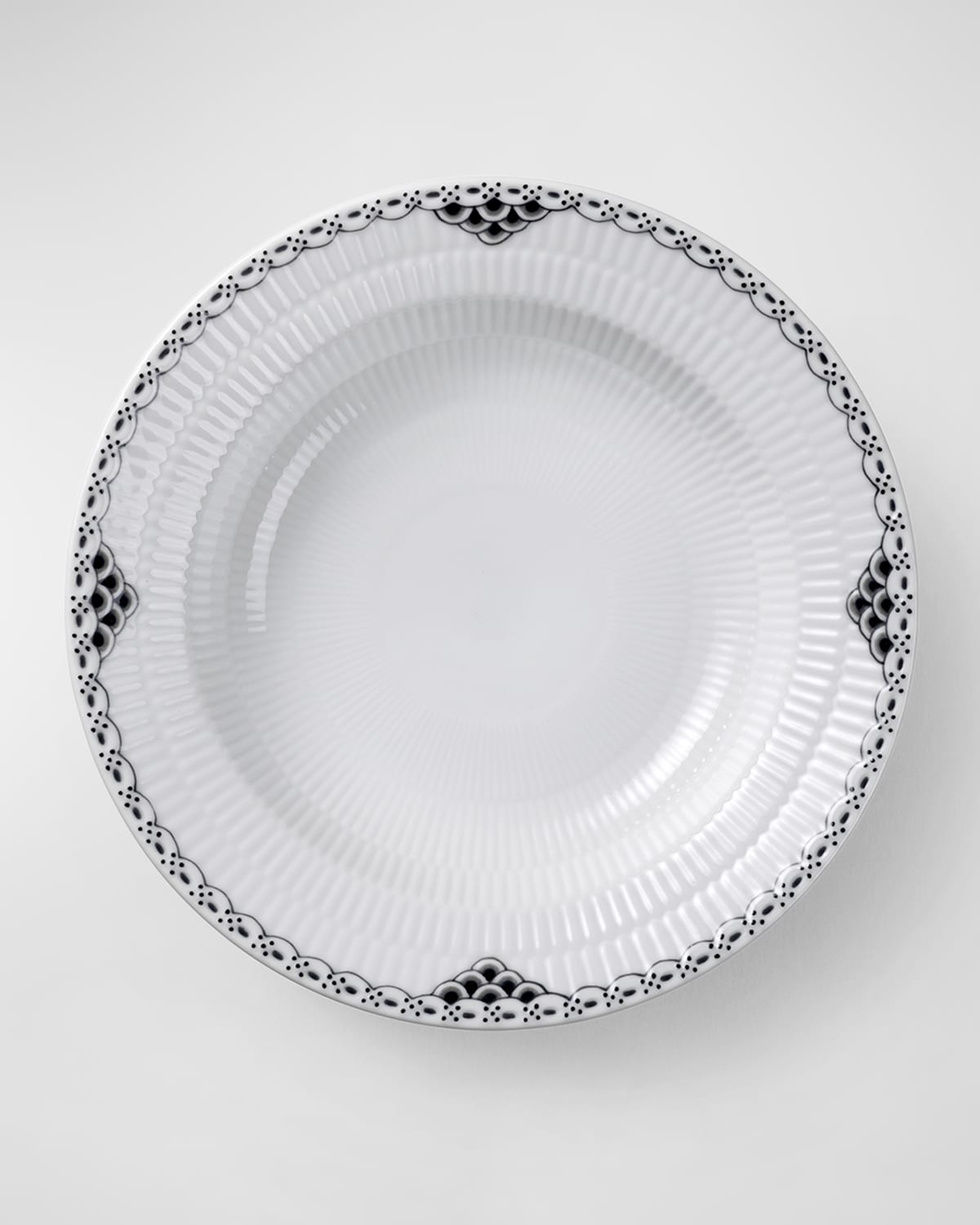 Royal Copenhagen Black Lace Dinner Plate | Horchow