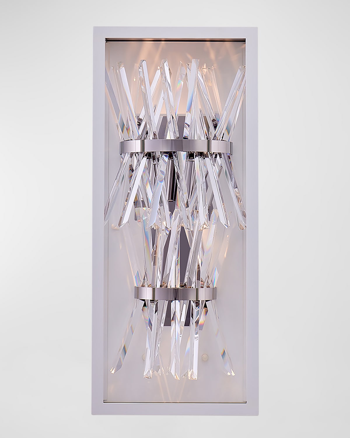Allegri Crystal by Kalco Lighting Demi Pink Jade LED Wall Sconce Horchow