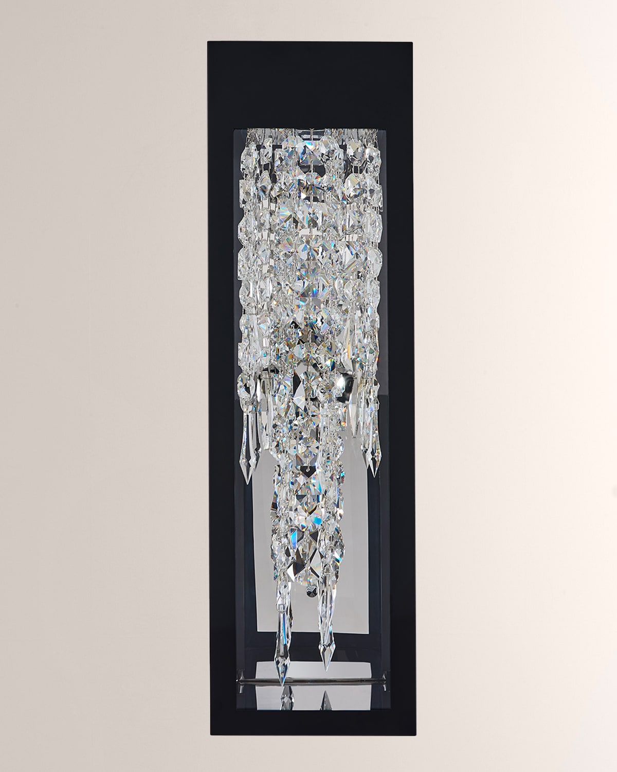 Allegri Crystal by Kalco Lighting Demi Pink Jade LED Wall Sconce Horchow