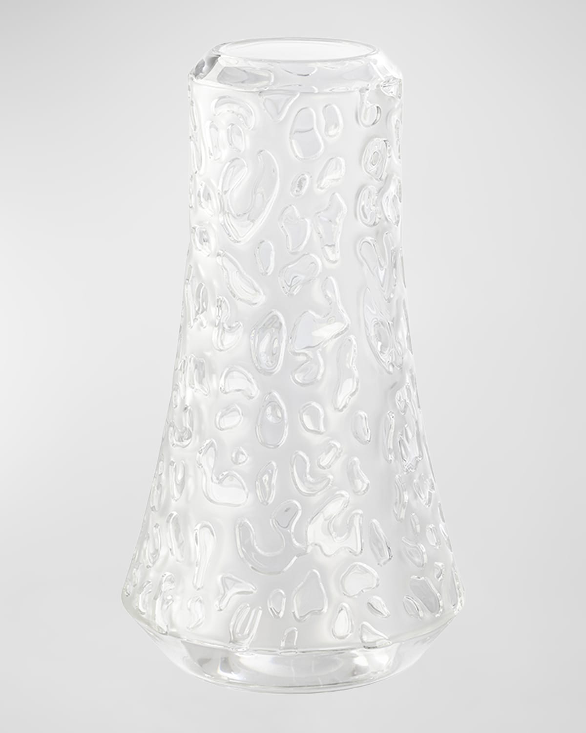 Lalique plumes small lead free crystal vase horchow