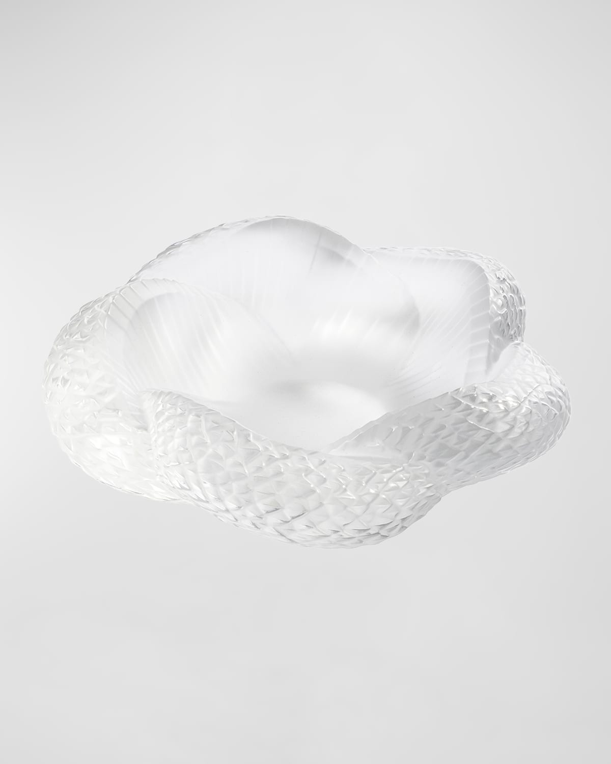 Lalique Plumes Clear Decor Bowl 