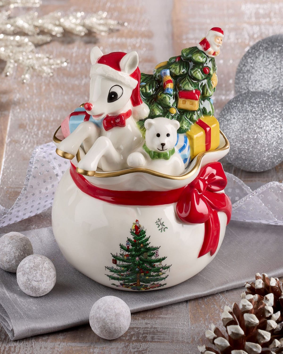 MacKenzie-Childs Nostalgia Snowman Salt And Pepper Set | Horchow