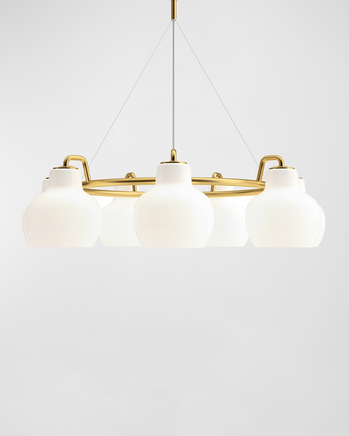 Louis Poulsen VL Ring Crown 5-Light Chandelier, 9