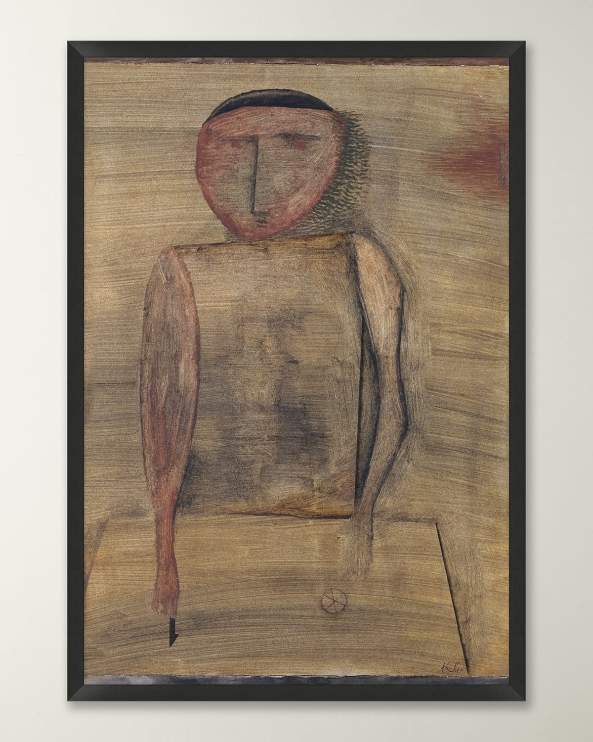 THE MET x Wendover "Sutra Box with Lotus Pond 2" Framed Giclee Horchow