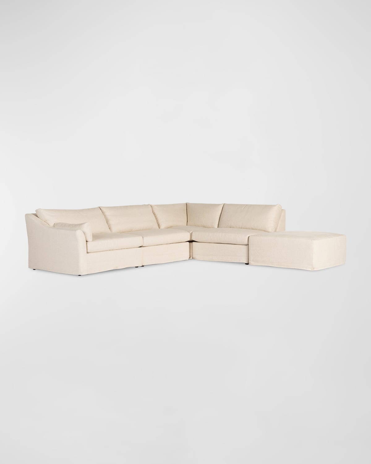 Four Hands Colt 3-Piece Leather Sectional | Horchow