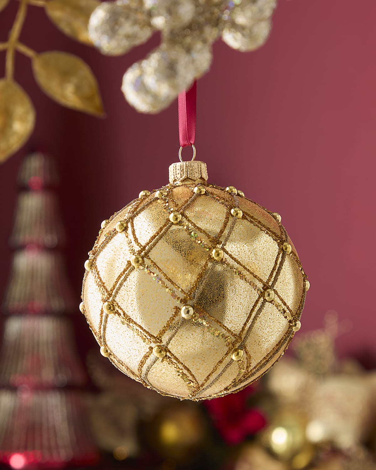 Neiman Marcus Fishing Santa Christmas Ornament Horchow