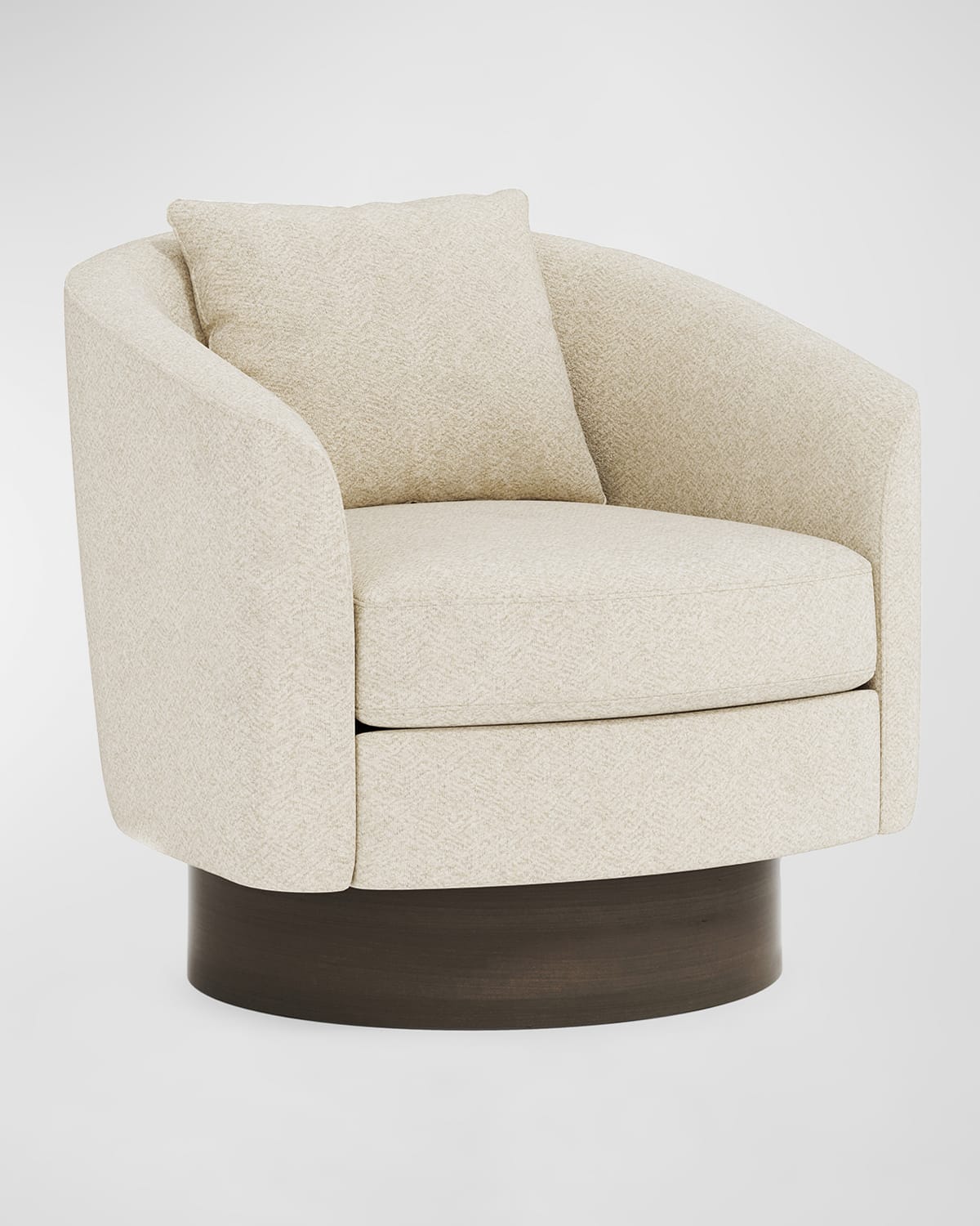 Bernhardt Interiors Camino Hunter Green Swivel Chair | Horchow