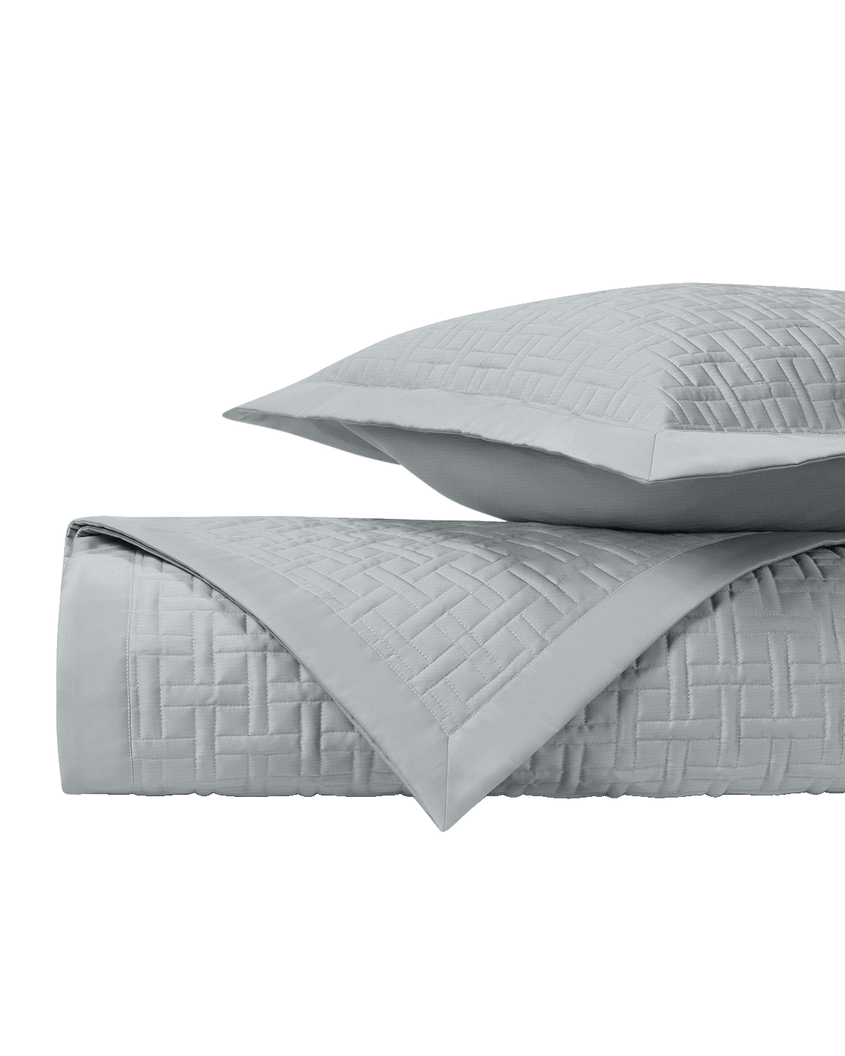 Home Treasures Parquet Full/Queen 3Piece Coverlet Set Perla White