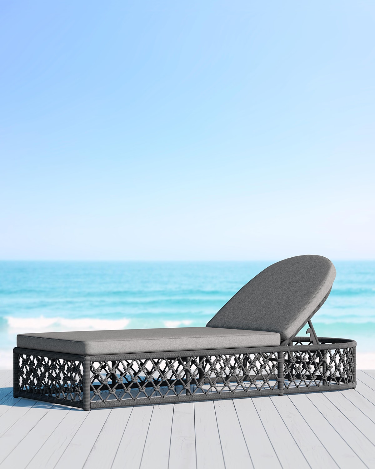 Azzurro Living Catalina Lounge Chair with Cushion Horchow