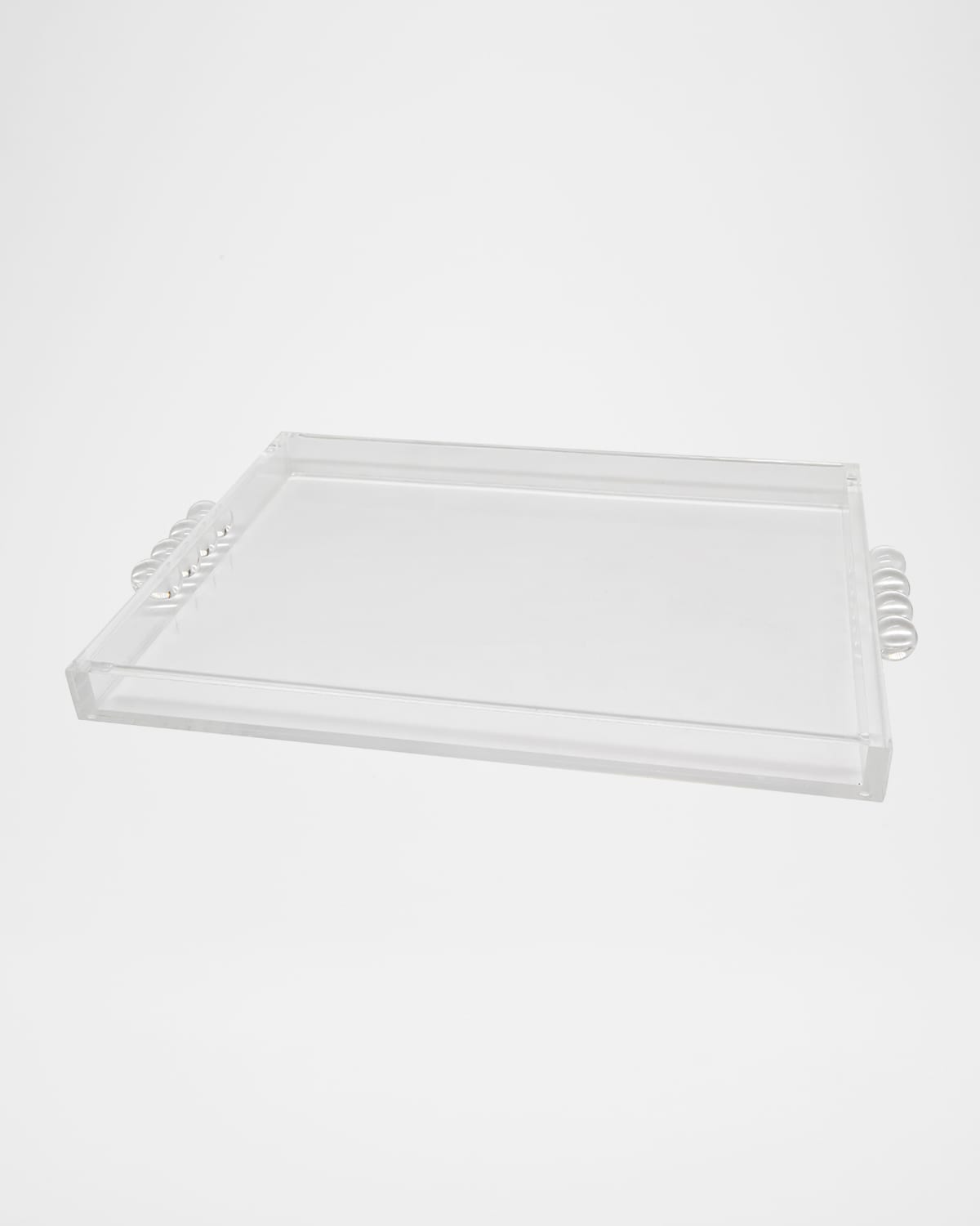 Tizo Clear Lucite Tray with Handles Horchow