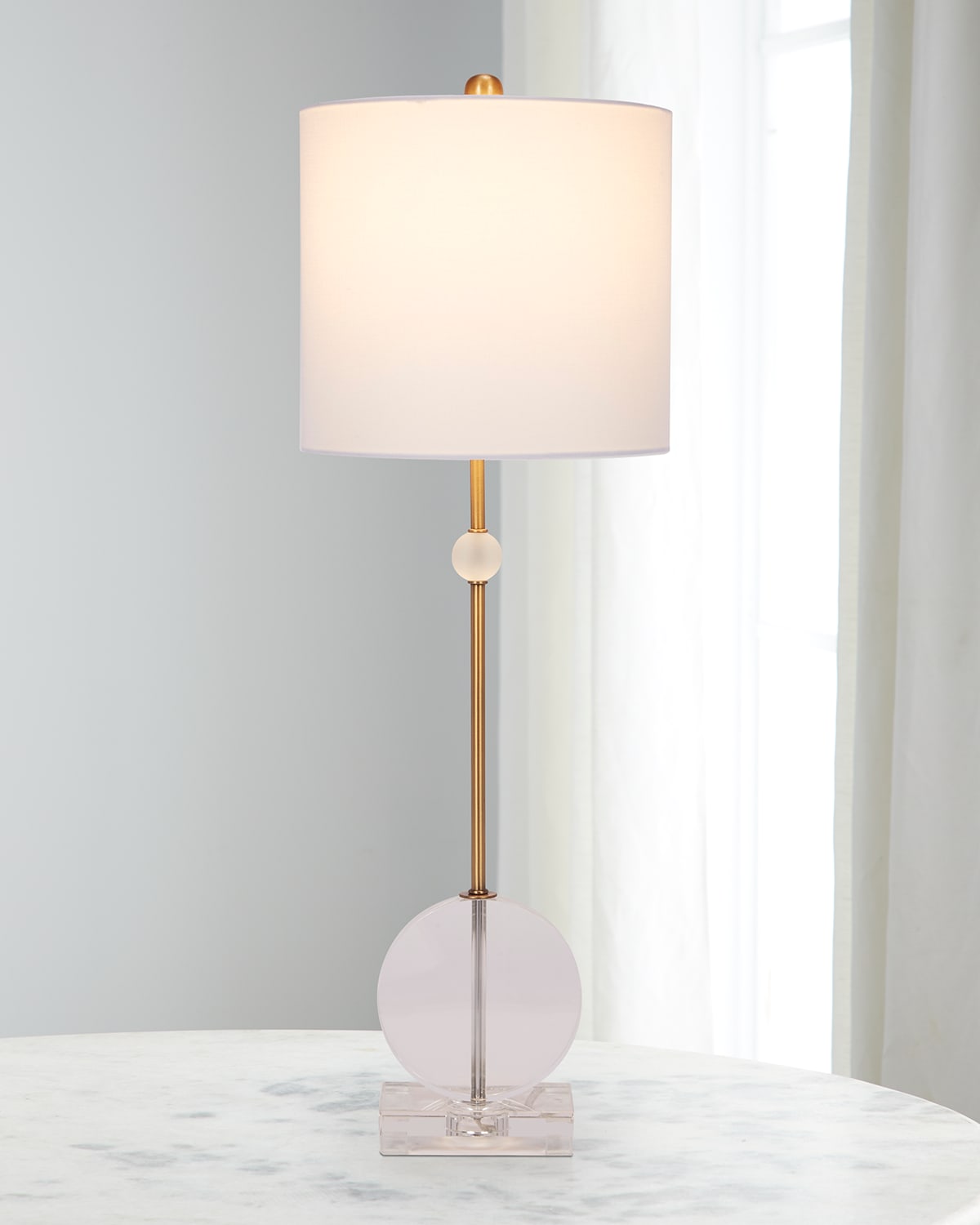 Old World Design Caleb Ceramic Table Lamp with Linen Shade | Horchow