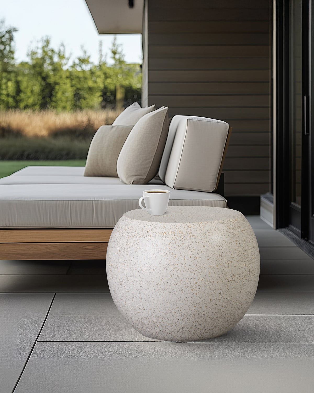 Emissary Trading Lotus Indoor/Outdoor Garden Stool, 22" | Horchow
